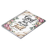 Carnet Dieu est avec elle, Bible des écritures de la foi (Côté gauche)