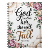 Carnet Dieu est avec elle, Bible des écritures de la foi (Devant)