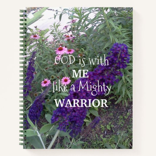 Carnet DIEU est avec MOI comme un puissant guerrier (Devant)