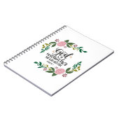 Carnet Dieu est en elle, elle ne tombera pas (Côté gauche)