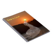 Carnet Dieu est l'amour coucher de soleil (Côté Droit)