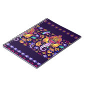 Carnet Dieu hindou Ganesha et symboles indiens en bande (Côté gauche)