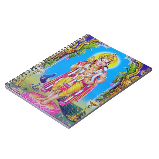 Carnet Dieu indou Muruga (Côté gauche)