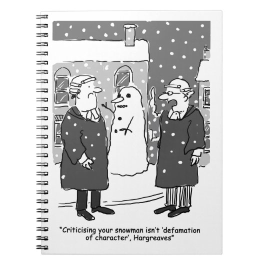 Carnet Diffamation des avocats de caractère (Devant)