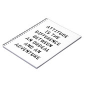 Carnet Différence d'attitude (Côté gauche)