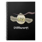 Carnet Différent ! Chouette à l'envers !~carnet (Devant)