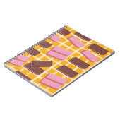 Carnet Différentes gaufres aromatisées sans soudure arriè (Côté gauche)