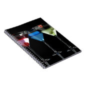 Carnet Différents cocktails dans des lunettes à martini n (Côté Droit)