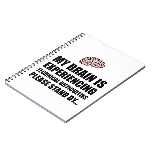 Carnet Difficultés techniques de cerveau (Côté gauche)