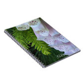 Carnet Digitale rose mouchetée Floral (Côté Droit)
