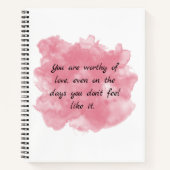 Carnet Digne d'amour (Devant)