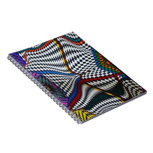 Carnet d'illusion optique colorée (Côté Droit)