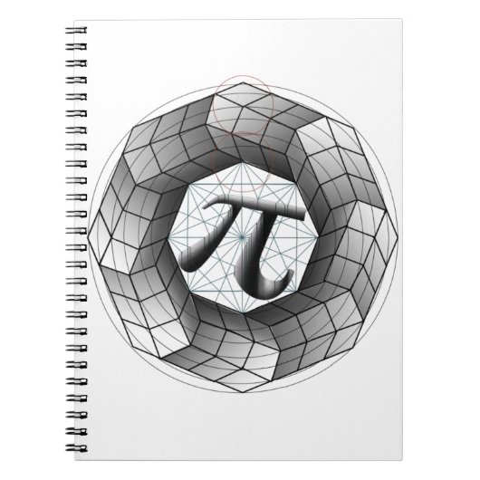 Carnet d'illusion optique Pi Day pour les amateurs (Devant)