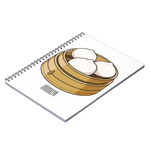 Carnet Dim sum dessin animé (Côté gauche)