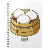 Carnet Dim sum dessin animé (Devant)