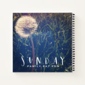 Carnet Dimanche Famille Manger Fun (Dos)