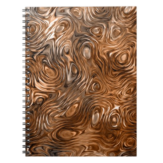 Carnet d'impression "cuivre" moulé (Devant)