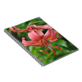 Carnet d'impression de nénuphars orange (Côté Droit)