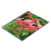 Carnet d'impression de nénuphars orange (Côté gauche)