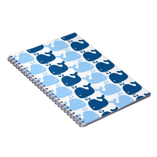 Carnet d'impression de silhouette de baleine (Côté Droit)