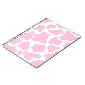 carnet d'impression de vache rose (Côté gauche)