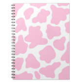 carnet d'impression de vache rose (Devant)