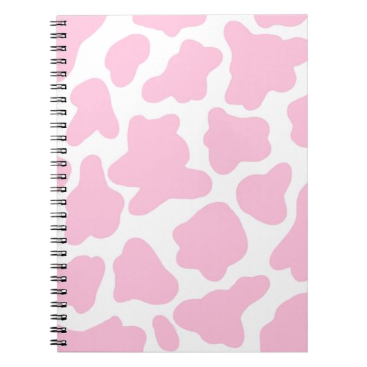 carnet d'impression de vache rose (Devant)