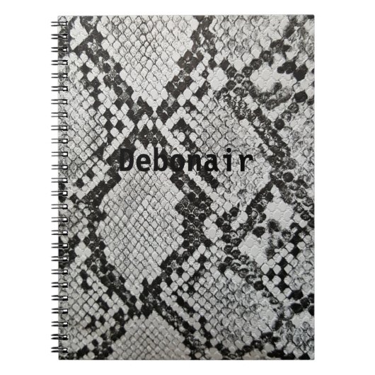 Carnet d'impression Debonair Snakeskin (Devant)