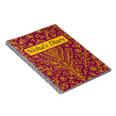 Carnet d'impression florale de Paisley Cute person (Côté Droit)