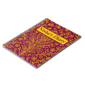 Carnet d'impression florale de Paisley Cute person (Côté gauche)