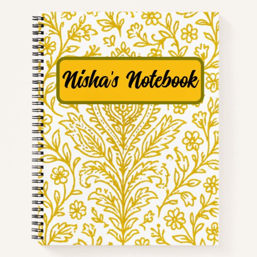Carnet d'impression florale de Paisley Cute person (Devant)