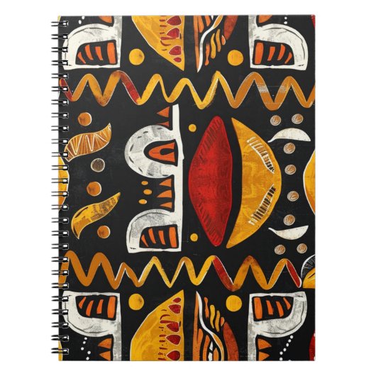 Carnet d'impression Tribal Africain (Devant)