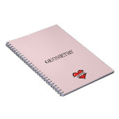 Carnet Dinah Heart Rose (Côté Droit)