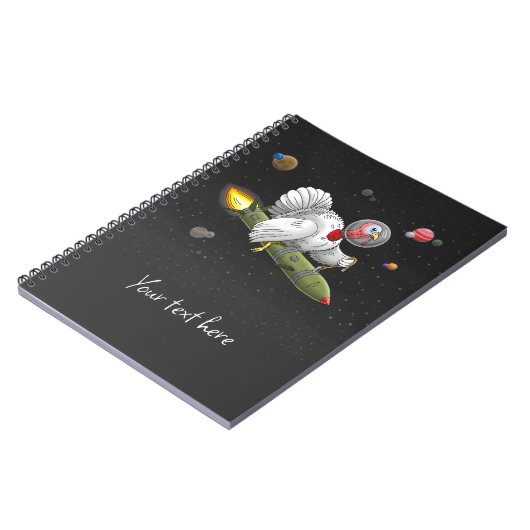 Carnet Dinde de fusée spatiale (Côté gauche)
