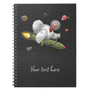 Carnet Dinde de fusée spatiale