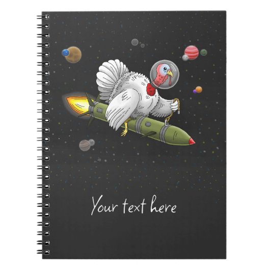 Carnet Dinde de fusée spatiale (Devant)