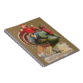 Carnet Dinde de Thanksgiving drôle d'enfants (Côté Droit)