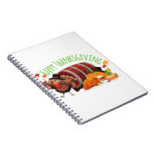 Carnet dinde ivre bon thanksgiving (Côté Droit)