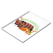 Carnet dinde ivre bon thanksgiving (Côté gauche)