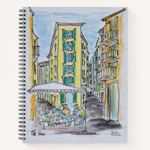 Carnet Dîner en plein air dans la vieille ville de Nice