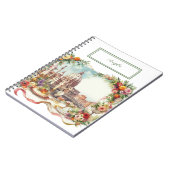 Carnet Dîner Mariage d'invitation élégant à Florence, (Côté gauche)