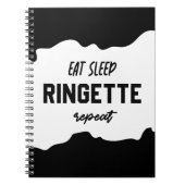 Carnet Dîner Sleep Ringette Répéter Les Cadeaux Du Lecteu (Devant)