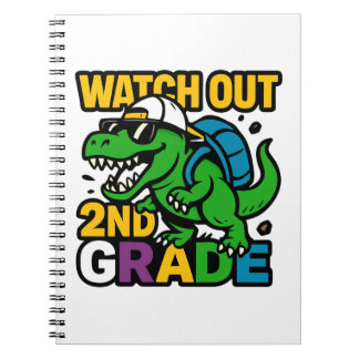 Carnet Dino Cool 2e Année de Primaire Retour à l'École