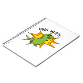 Carnet Dino-mite Drôle de Pun de TRex Dinosaure (Côté gauche)