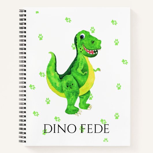 Carnet Dino rex Cuaderno de espiral (Devant)