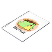 Carnet Dino-smore Drôle de dinosaure Pun Smore  (Côté gauche)