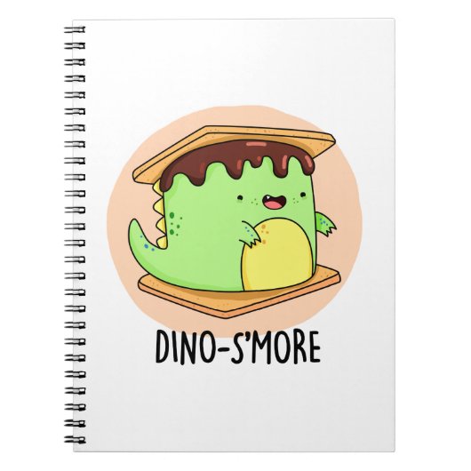 Carnet Dino-smore Drôle de dinosaure Smore Punis (Devant)