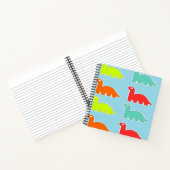 Carnet Dinos sur bleu (Intérieur)