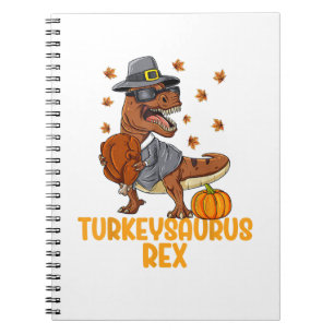 Carnet Dinosaur de Thanksgiving Garçons Dinde Saurus T re