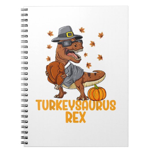 Carnet Dinosaur de Thanksgiving Garçons Dinde Saurus T re (Devant)